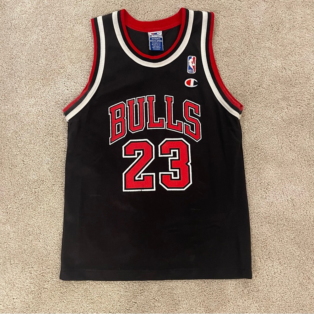 Michael Jordan NBA Jersey #23 Chicago Bulls Vintage Champion Official Small RARE
